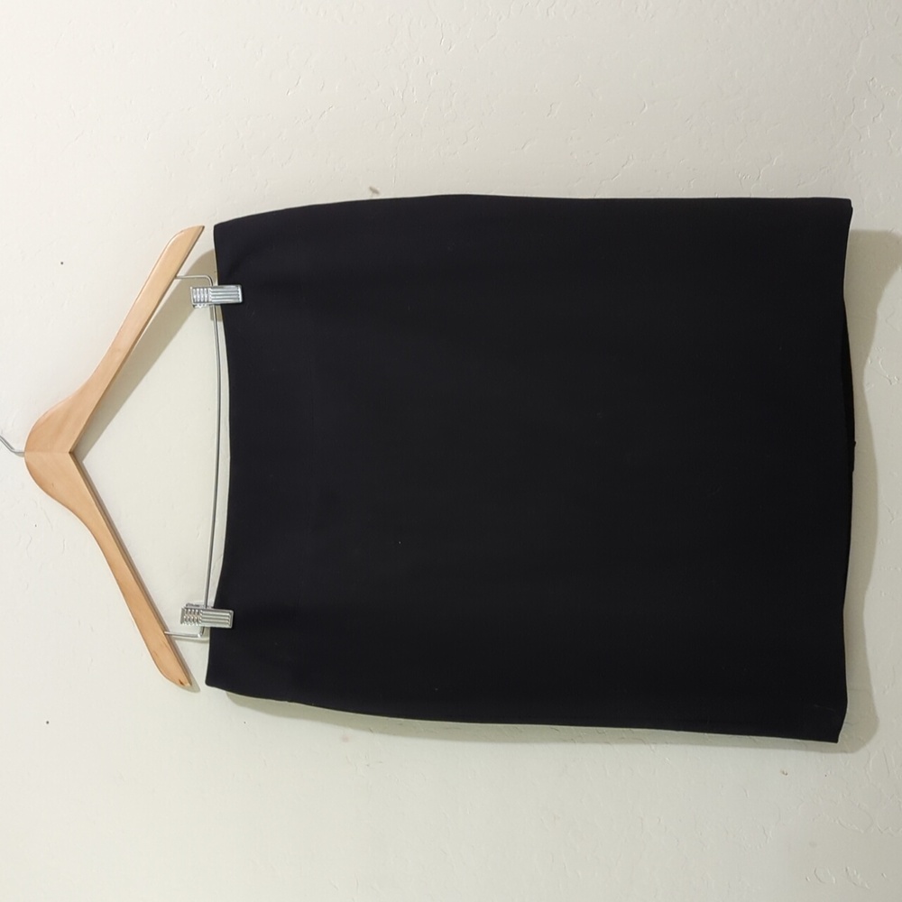 Rafaella Black Double Stretch Knee Length Pencil Skirt 16